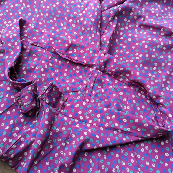 1980's does 1940's PALAZZO PANTS wide leg M - Picture 11 of 11